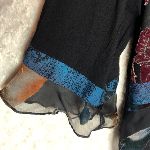 Vintage R&M Richards Karen Kwong Women's Kimono Jacket - Picture 4 of 11